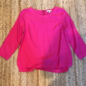 Hot pink blouse